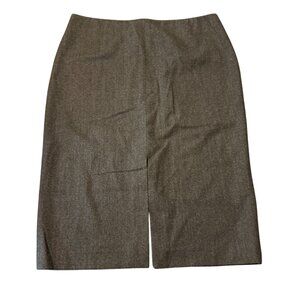 vintage Ralph Lauren Sport Women's Gray Wool Blend Pencil Skirt Size‎ 8 USA